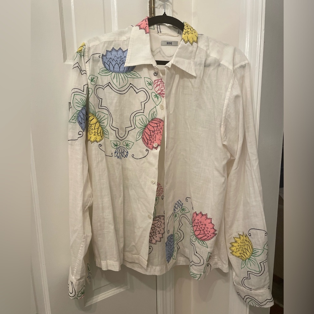 Bode Long Sleeve Shirt/Shorts Matching Set